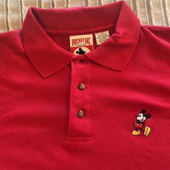 Vintage 1990’s Mickey Mouse Disney Polo Shirt Size XL - Picture 2 of 7